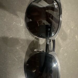 Ray-Ban Dark Gray Aviator Sunglasses